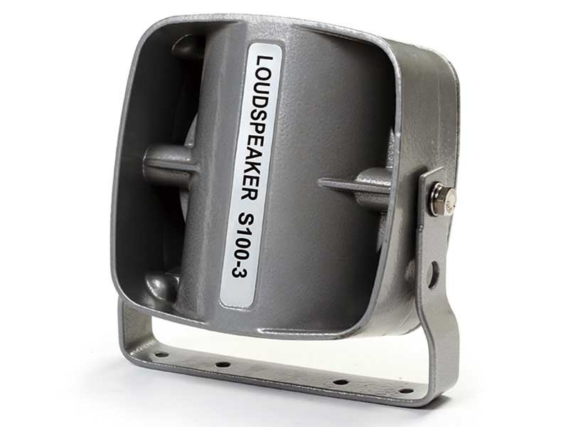 SoundAlert 100 W Compact Siren Speaker [120-130 DB] [IP66 Waterproof]  [Universally Compatible] Air Horn Speaker For Emergency Police Fire  Vehicles